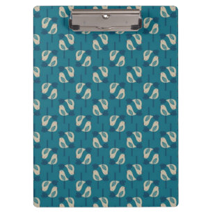 pattern displaying birds clipboard