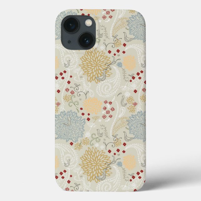 pattern displaying curly garden Case-Mate iPhone case (Back)