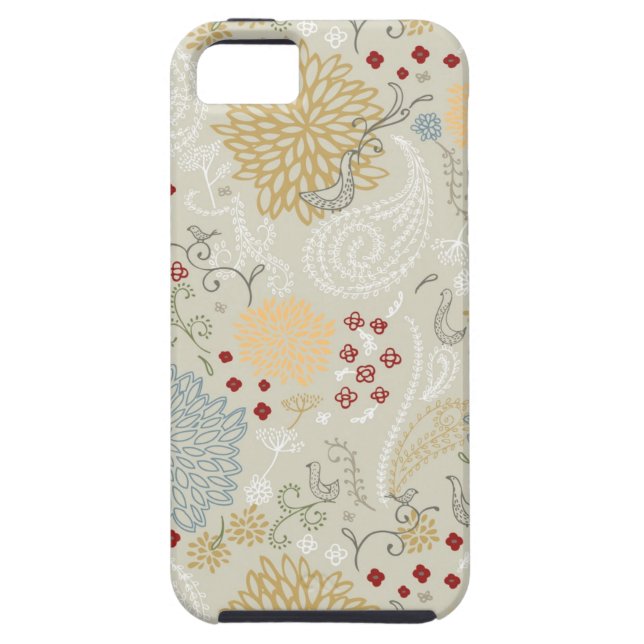 pattern displaying curly garden Case-Mate iPhone case (Back)