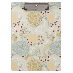pattern displaying curly garden clipboard