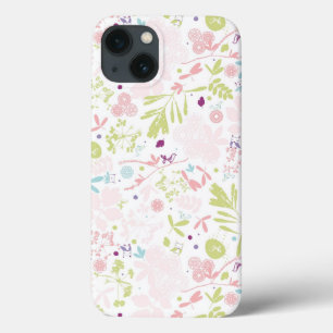 pattern displaying floral iPhone 13 case