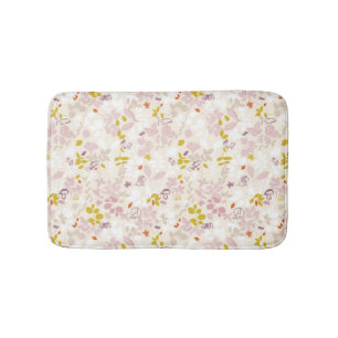 pattern displaying whimsical animals bath mat