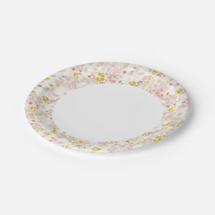 pattern displaying whimsical animals paper plate