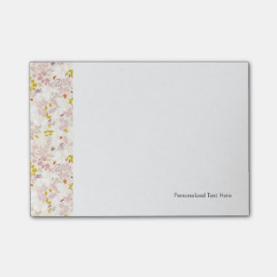 pattern displaying whimsical animals post-it notes