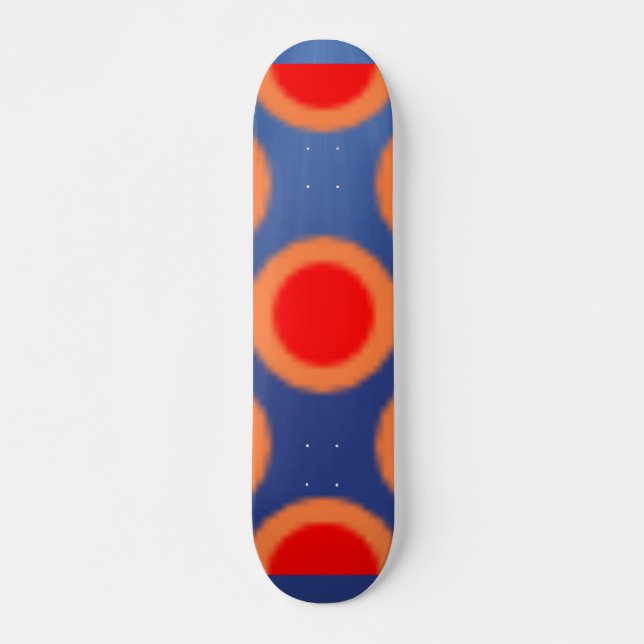 Pattern Dot Skateboard (Front)
