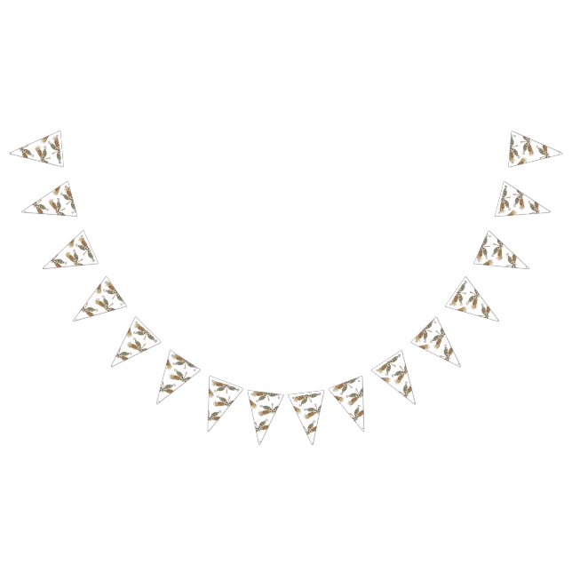 pattern-dragonfly-background bunting  (All)