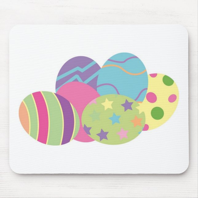 Pattern Easter Eggs Mouse Mat (Front)