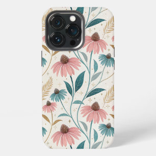 Pattern Echineceas Glitter iPhone 13 Pro Case