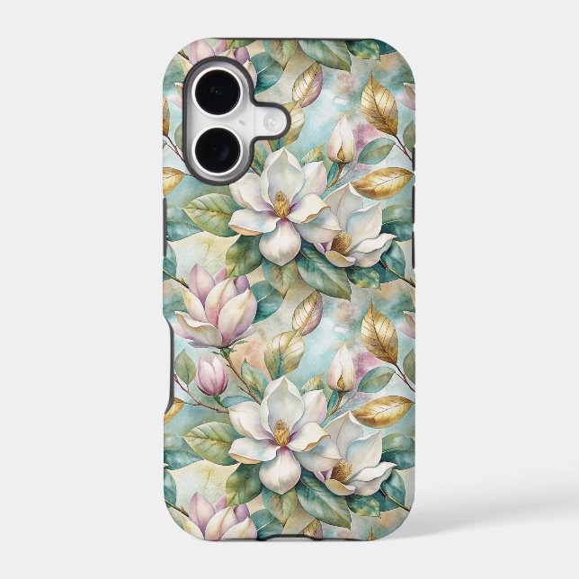 Pattern Elegant Magnolia Flowers (Back)