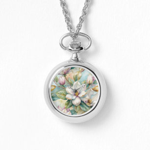 Pattern Elegant Magnolias Watch