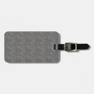 Pattern elephant luggage tag