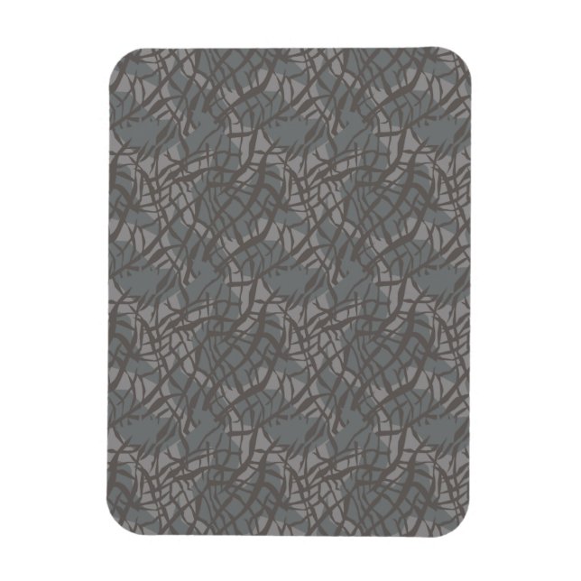 Pattern elephant magnet (Vertical)