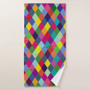 Pattern Fashion Colorful- Modern spring hipster    Bath Towel