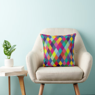 Pattern Fashion Colourful- Modern spring hipster Cushion