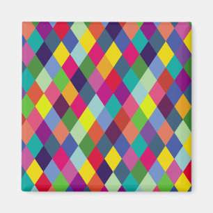 Pattern Fashion Colourful- Modern spring hipster Magnet