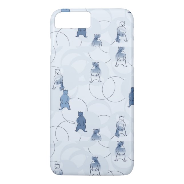 pattern featuring a grizzly bear Case-Mate iPhone case (Back)