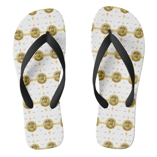 pattern flip flops (Footbed)