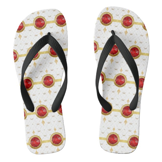 pattern flip flops (Footbed)