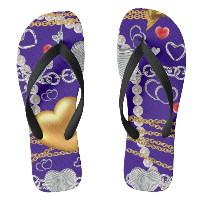 pattern flip flops (Footbed)