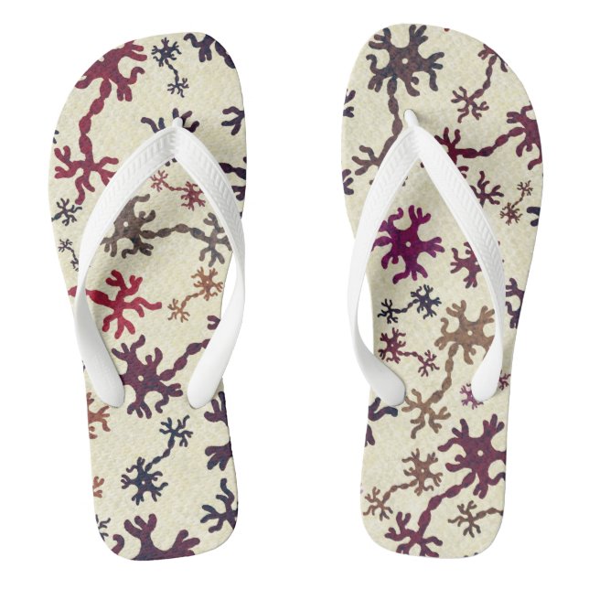 Pattern  flip flops (Footbed)