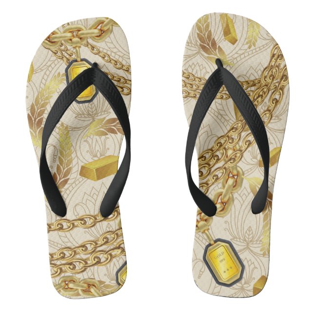 pattern flip flops (Footbed)