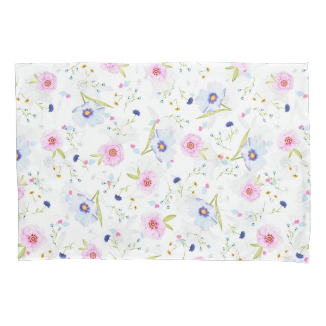 Pattern Floral Pillow Case (Front)