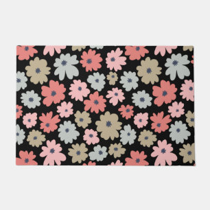 Pattern Flower Colorful Vintage Doormat