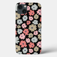 Pattern Flower Colourful Vintage      