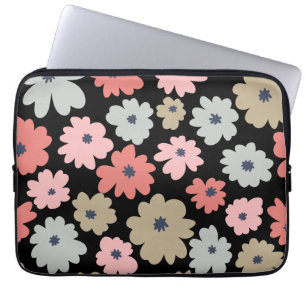 Pattern Flower Colourful Vintage Laptop Sleeve