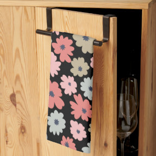 Pattern Flower Colourful Vintage   Tea Towel