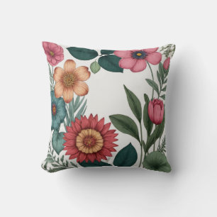 Pattern Flowers Cushion