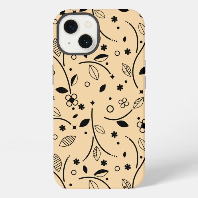 Pattern Flowers Flower iPhone Case (Back)