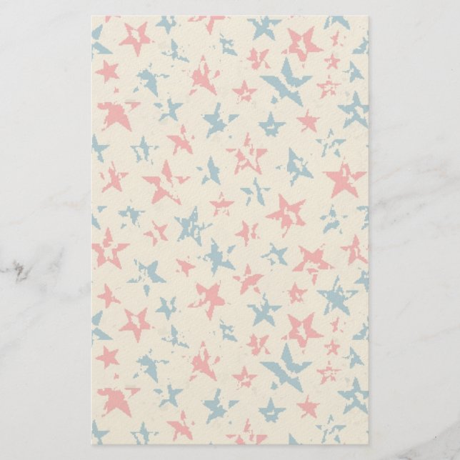 Pattern for 4th of July Stationery (Front)