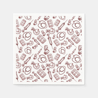 Pattern for medical Professions Napkin