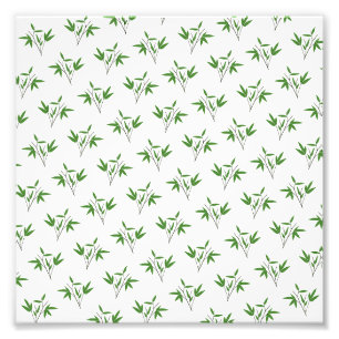 Pattern from bamboo twigs photo print