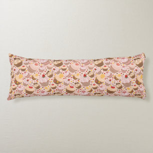 Pattern from celebratory cupcakes body cushion