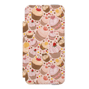 Pattern from celebratory cupcakes incipio watson™ iPhone 5 wallet case