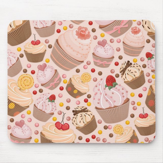Pattern from celebratory cupcakes mouse mat (Front)