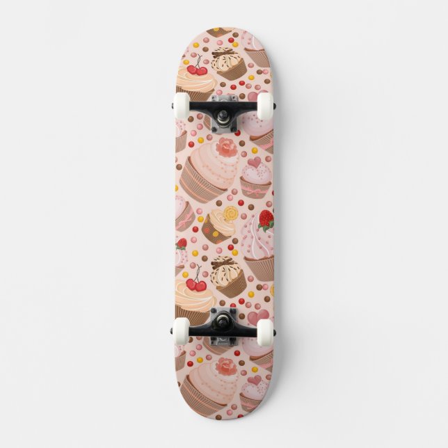 Pattern from celebratory cupcakes skateboard (Front)