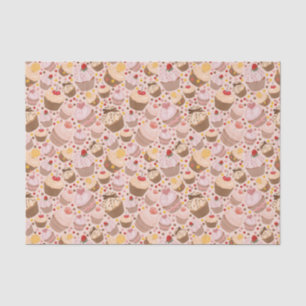 Pattern from celebratory cupcakes tissue paper