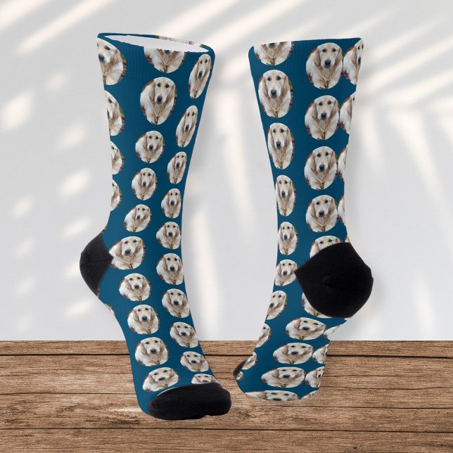 Pattern Fun Photo Gift Custom Personalised Socks (Pattern Fun Photo Gift Custom Personalized Socks by Ricaso. Add your own photographs. Easy template)