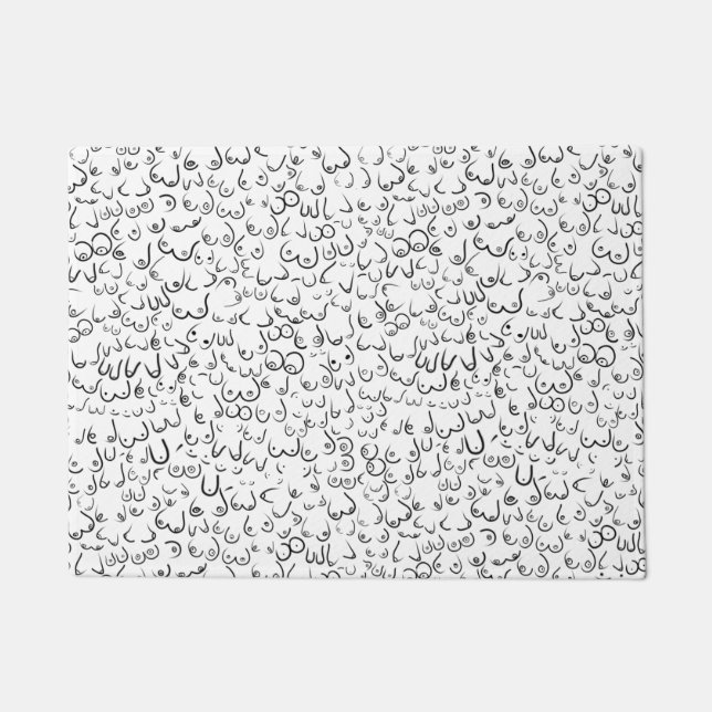 Pattern funny humour doormat (Front)