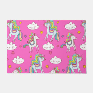 Pattern Funny Unicorn Cute    Doormat