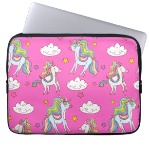 Pattern Funny Unicorn Cute         Laptop Sleeve