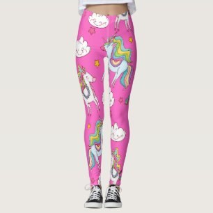 Pattern Funny Unicorn Cute         Leggings