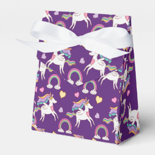 Pattern Funny Unicorn Magic Horse Cute Favour Box