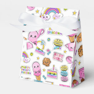 Pattern Funny Unicorn Magic Rainbow Cute     Favour Box