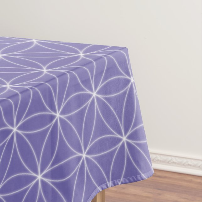 Pattern Geometric Symbol Flower of Life Tablecloth (In Situ)