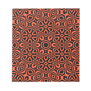 Pattern Geometric Vintage Fashion Cute Notepad