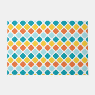 Pattern Geometric Vintage Stylish Modern Doormat